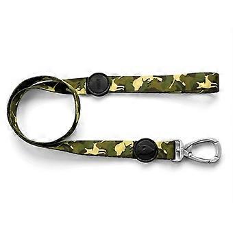 More Recycled Leather Dog Collar Brown 120x1.5 cm