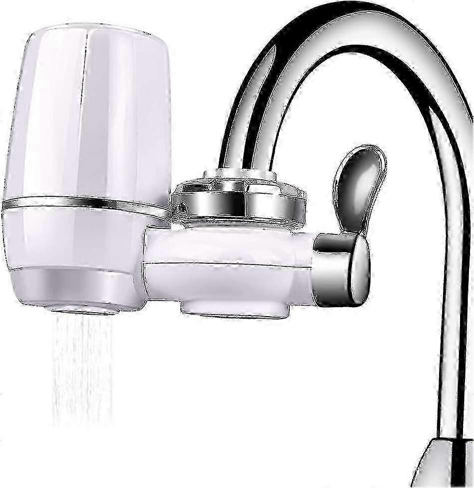 Faucet Water Filter, Highly Efficient Splash Proof Water Purifier A