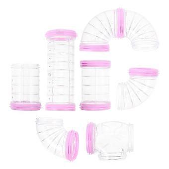 1 Set Hamster Maze Tube Rattenkäfig Äußerer Rattenlabyrinth Tunnel DIY Käfig Tunnel Hamster Versorgung