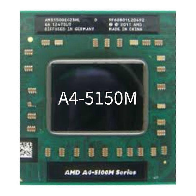A4-5150M CPU - Socket FS1 2 Cores 2 Threads 2.7GHz 1MB L2 Cache 2MB L3 Cache 35W.