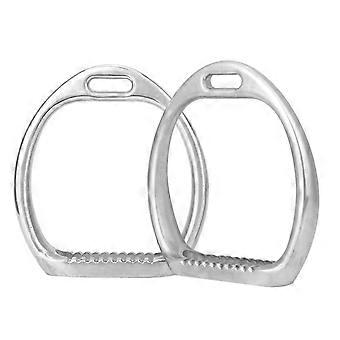1Pair of Aluminum Kids Lightweight Stirrups Pad Equestrian Sports Horse Riding Saddle