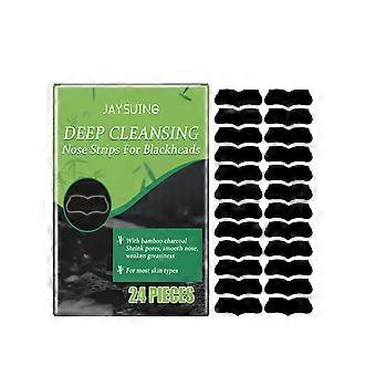 2pcsCharcoal Blackhead Pore Strips, Mildly Clean Facial Blackheads and Acne, Improve Enlarged Pores