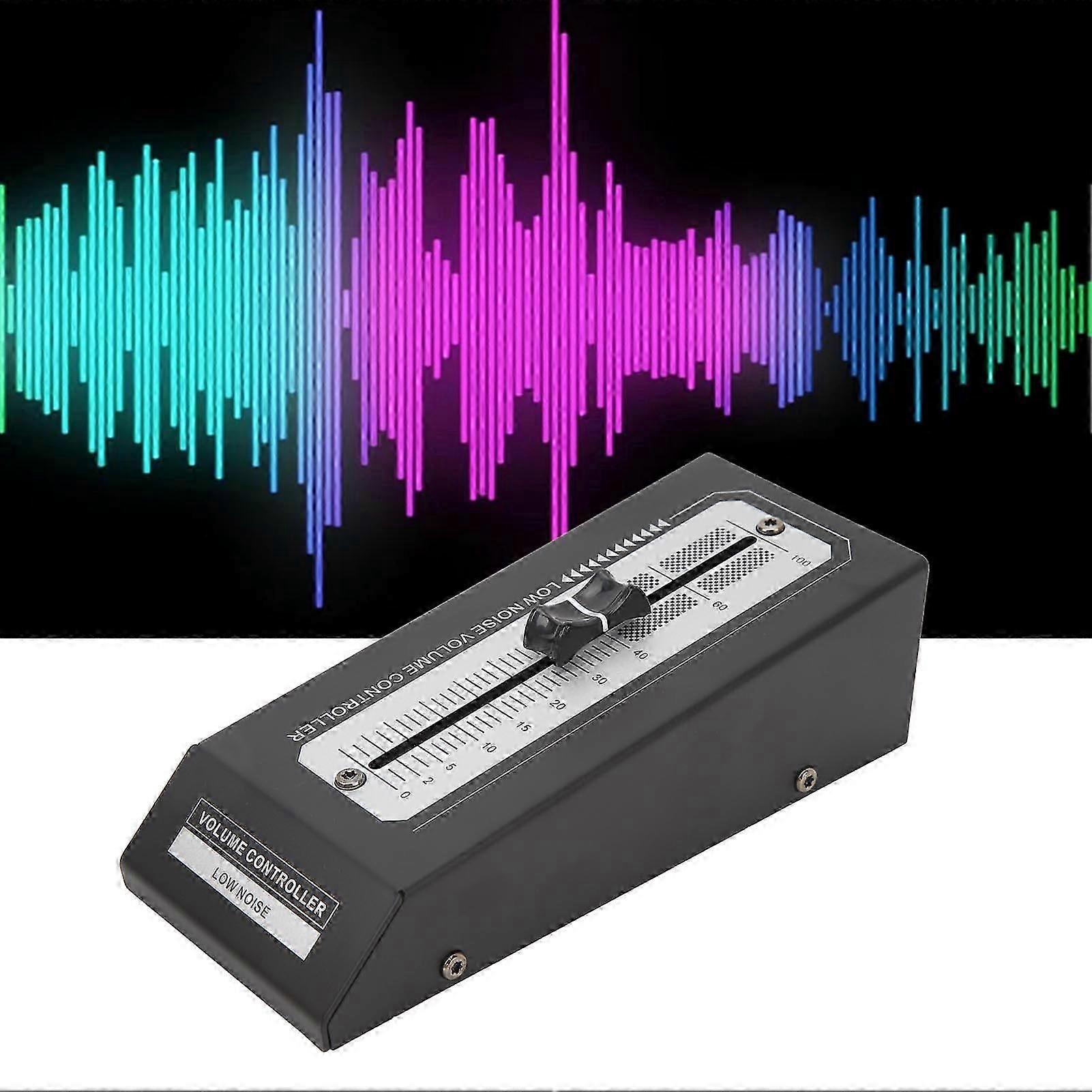 Passive preamp volume controller with RCA connector for active speaker power amplifiers