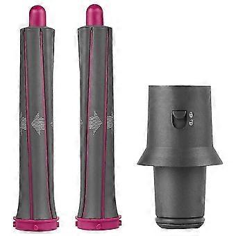 Converting Hair Dryer to Airwrap Styler: Long Hair Curling Iron Barrels and Hair Dryer Adaptor Compatible with Airwrap