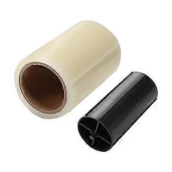 1 Adhesive Disposable Transparent Shoes Plastic Film for Home Automatic Shoe Covers Dispenser (Width 15cm)