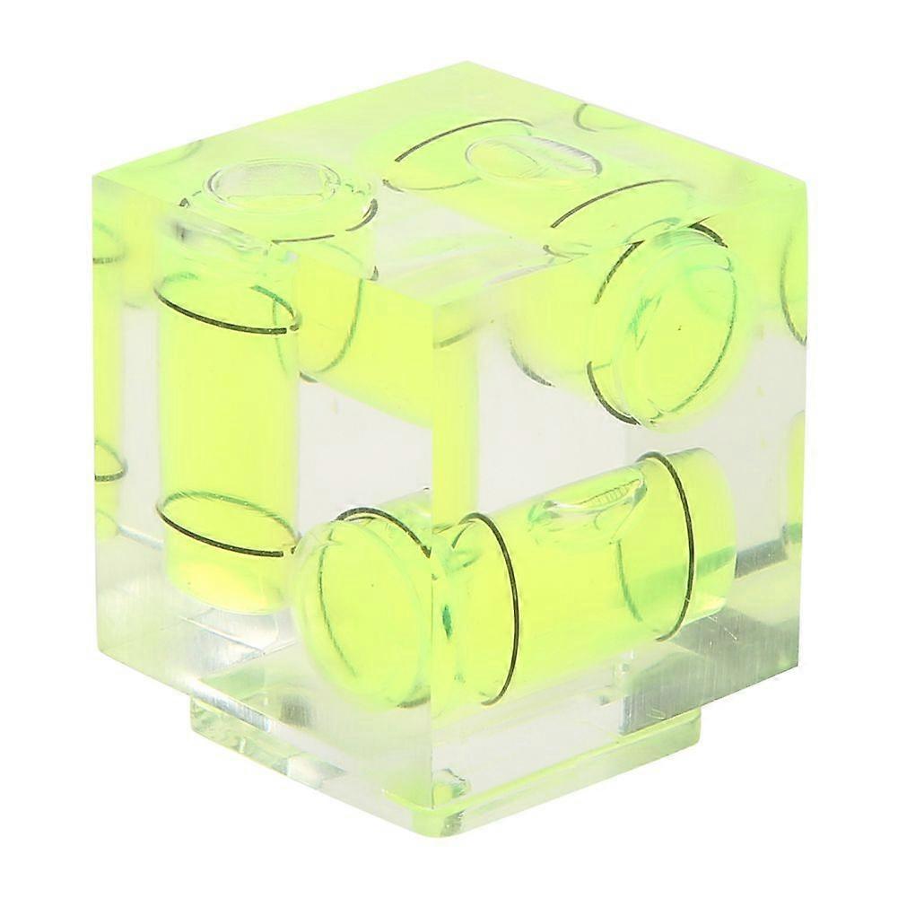 Cold Shoe Three Dimensional Square 3 Axis Bubble Air Level for Digital Camera