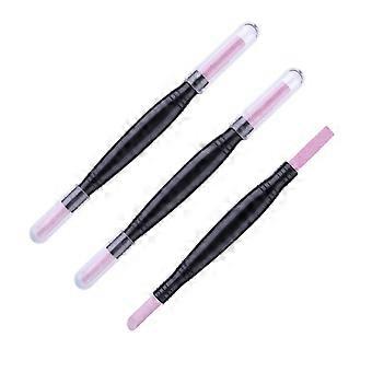 3 in 1 Nail Buffer Stick and File – Ergonomic Pen Design Manicure Tool for Natural and Artificial Nails