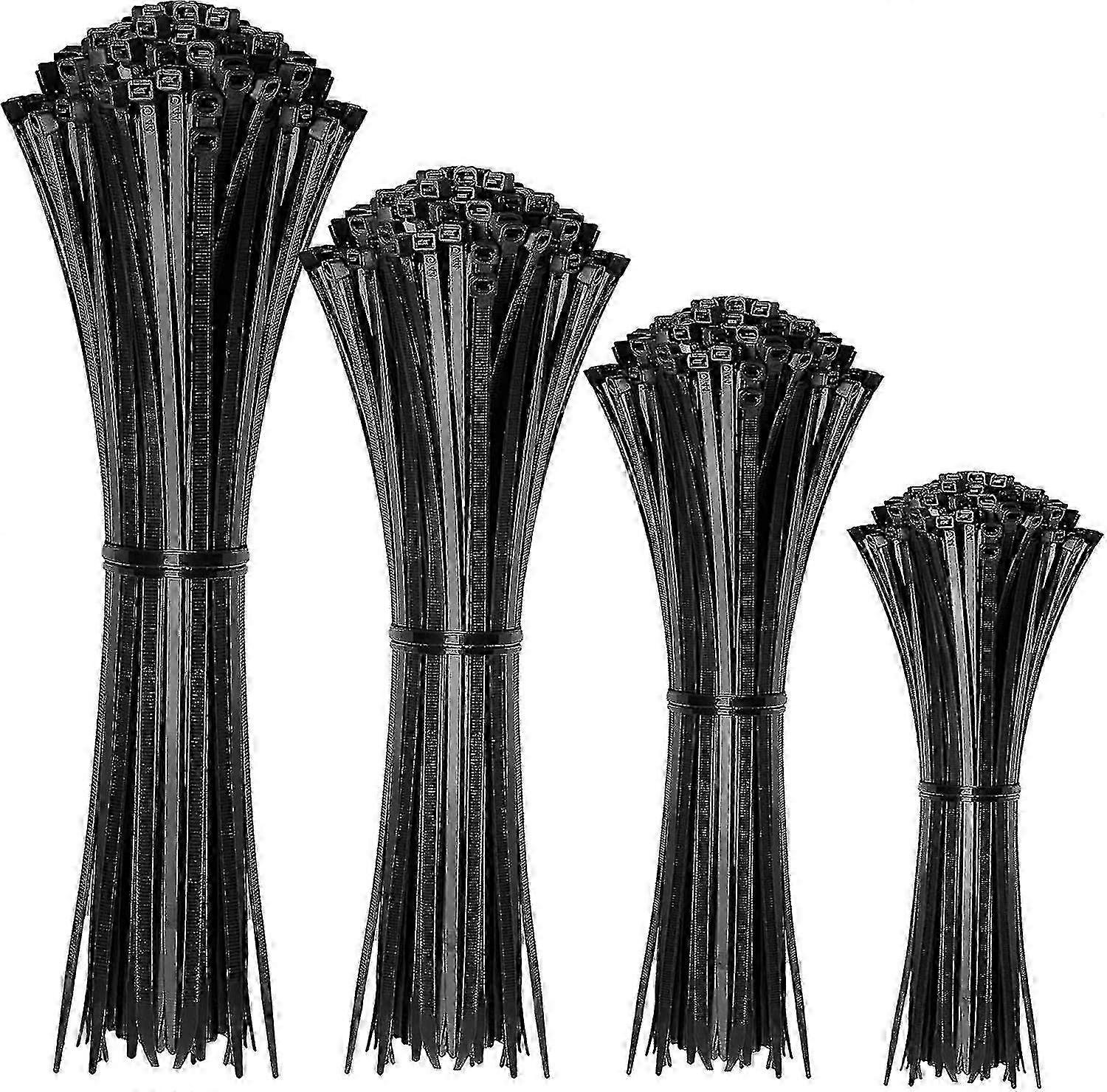 400 Pcs Self-Locking Nylon Plastic Cable Ties