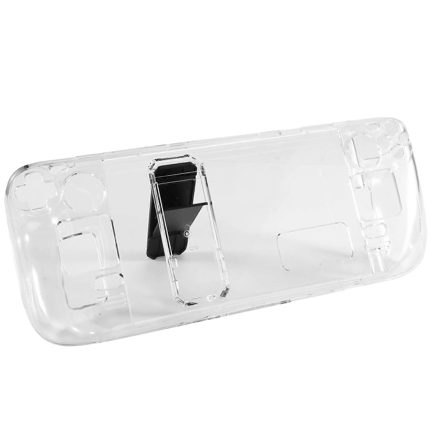 Split Clear Case for Steam Deck Crystal PC Full Protective Cover Shell Skin Anti-Scratch Guard