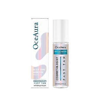 Oceaura hydraterende, donkermakende schuimmousse - milde hydratatie voor gebruik buitenshuis in de zomer, helpt bij het creëren van een zongebruinde huid voor dagelijkse verzorging.