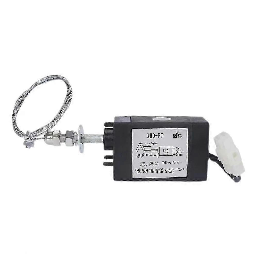 -PT NC Electronic Stop Valve Shutdown Device compatible with Marine 24V