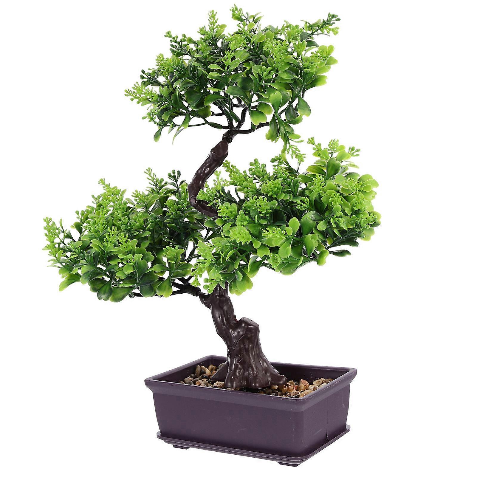 Simulation Green Plants Artificial Potted Plants for Decor Plastic Model