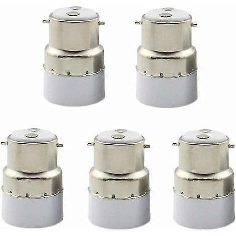 Pack 22 to E14 Light ulb Socket Converter 22 Socket Adapter Switch to Standard E14 Lamp Holder