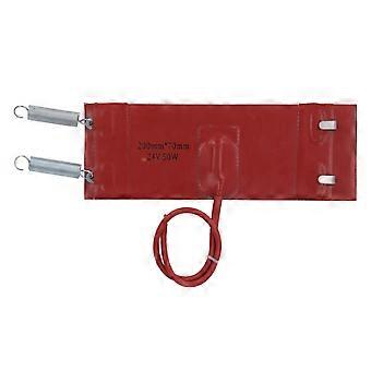 Silikonowa podkładka grzejna oleju silnikowego Ognioodporna uniwersalna wodoodporna podkładka grzejna miski olejowej o doskonałej izolacji 50W DC24V
