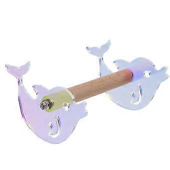 Bird Training Platform Stand for Parrots Acrylic Wood Material