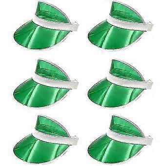 Sun Visor Hats Unisex Retro Candy Color Adjustable Clear Beach Hat Outdoor Sports UV Protection Sun Hat