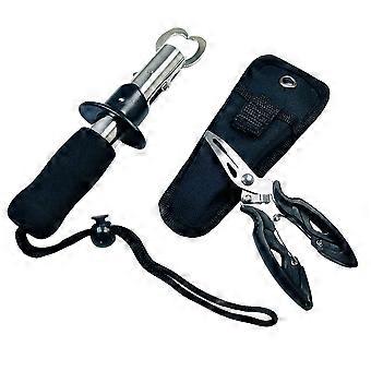 Limnoid Fishing Tool Kit Corrosion Resistant Fish Gripper And Hook Remover Pliers With Secure Lanyard For Freshwater Saltwater