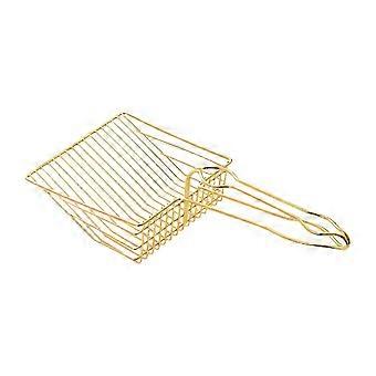 Cat Litter Sifter Scooper Pet Litter Shovel Metal Sifter With Handle Sifting Aureate 26-27