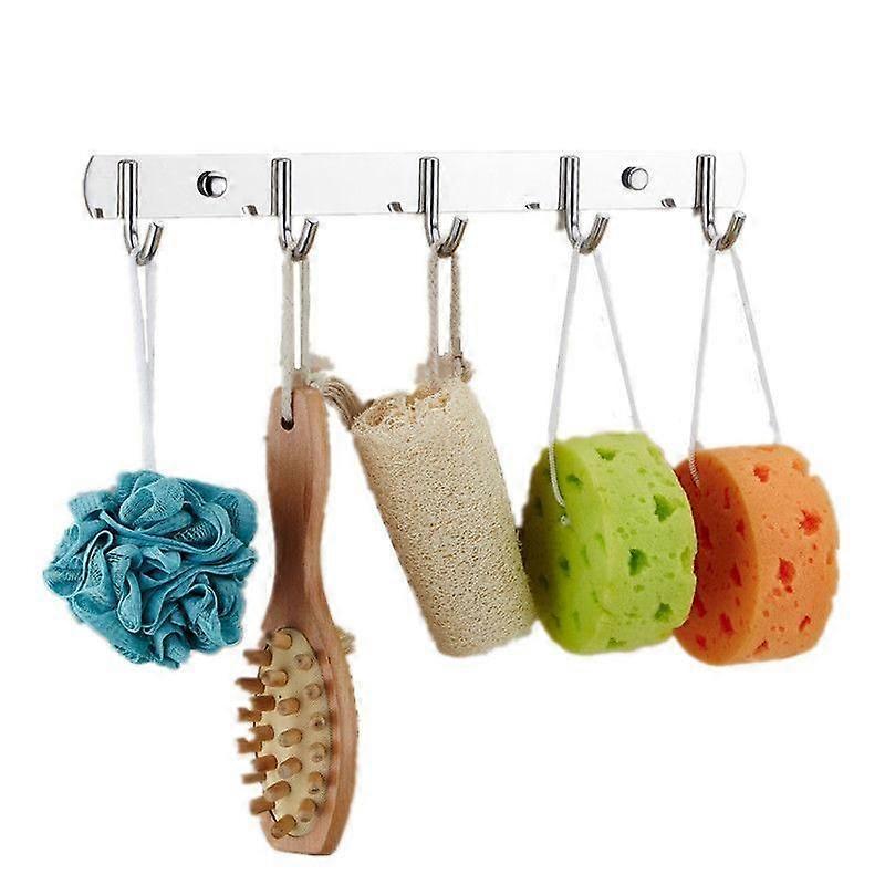 SUS304 Wall Hooks Brushed Shining Clothes Rack Holder
