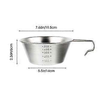 Lightweight Stainless Steel Camping Bowls for Outdoor Camping 15Pcs