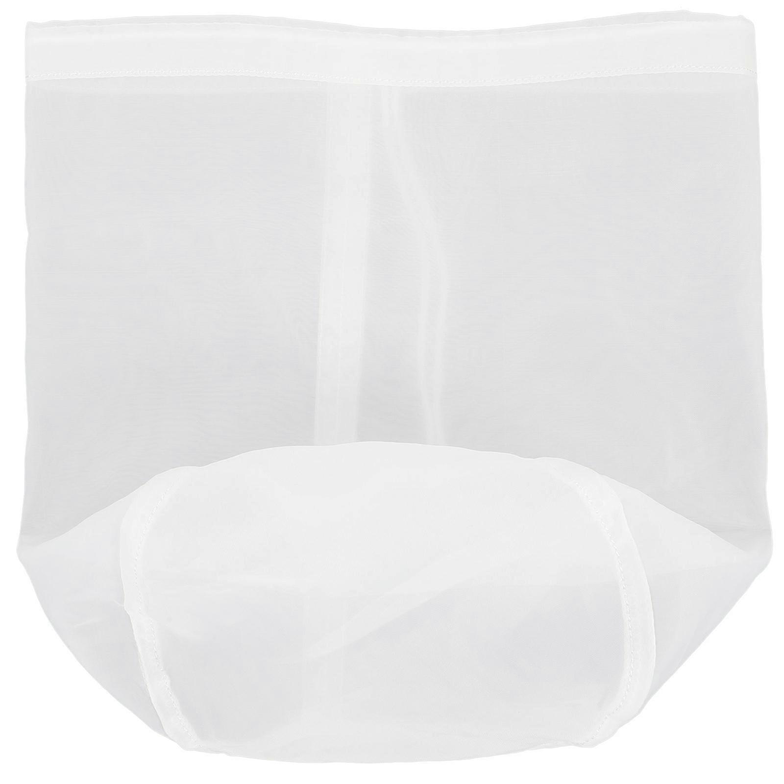 Reusable Nylon Filter Bag for Nut Milk with Drawstring Strap