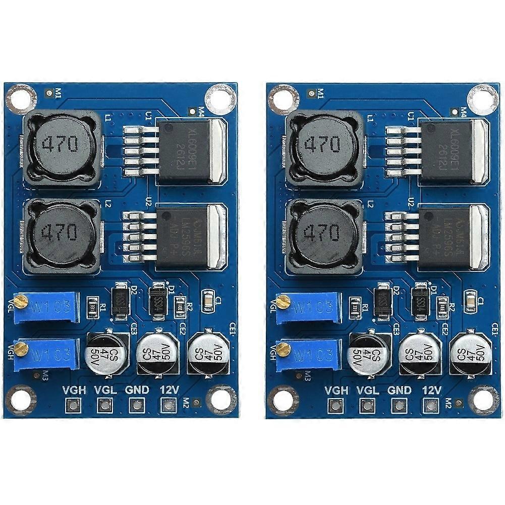 2PCS VGH VGL DC Module Repair LCD Panel Broken Y Color Abnormal Horizontal Line LCD Screen Technical Modification