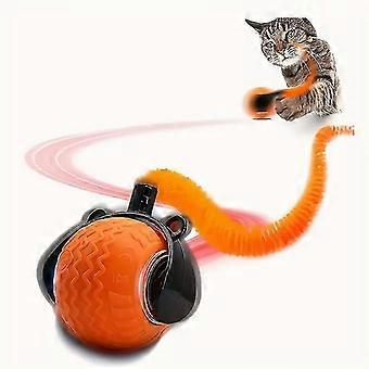 USB-oplaadbaar interactief kattenbalwerper- en staartspeelgoed