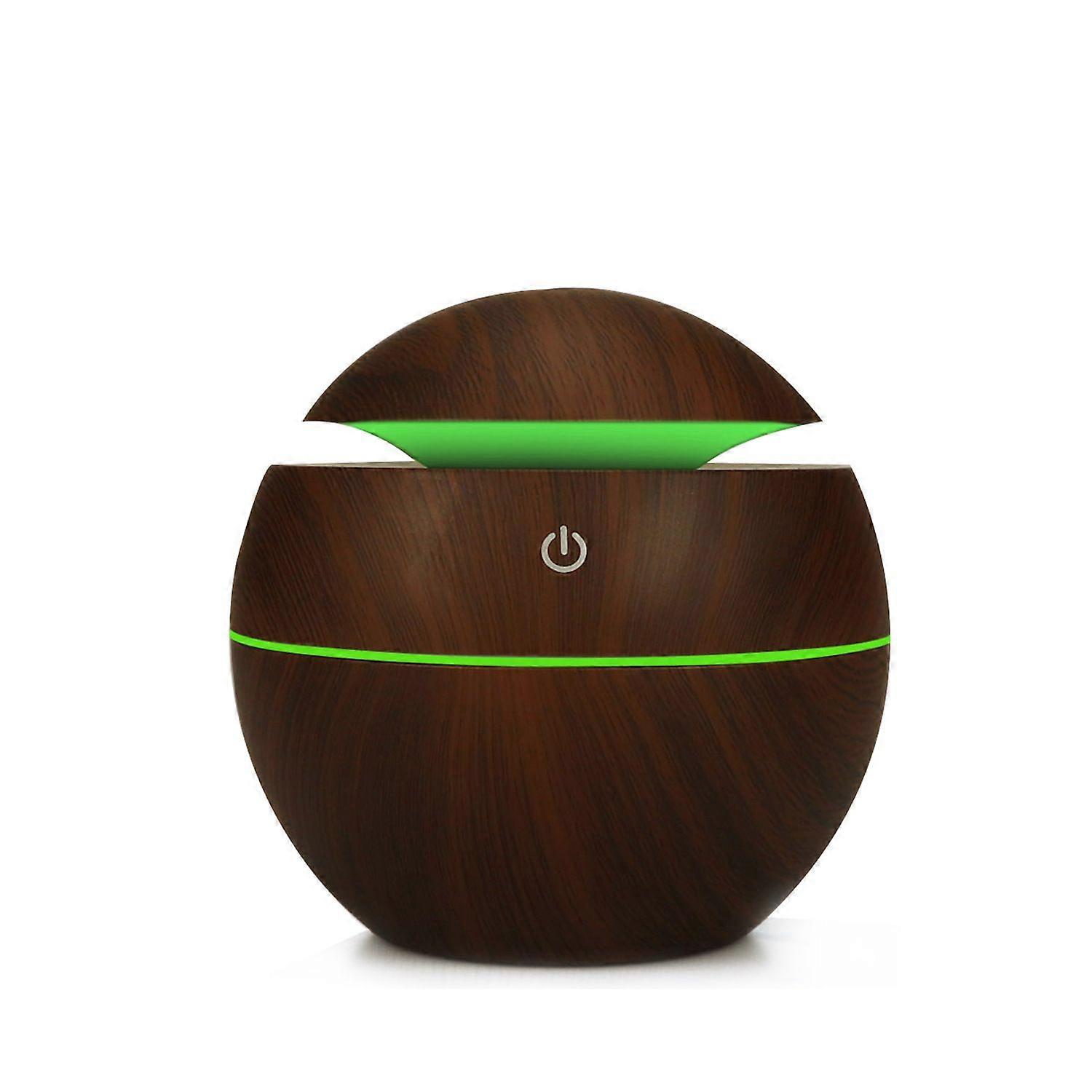 pc Essential Oil Diffuser, Aromatherapy Diffuser Humidifier, 130ML, 7 Lights, Includes USB Cable, Spherical Shape