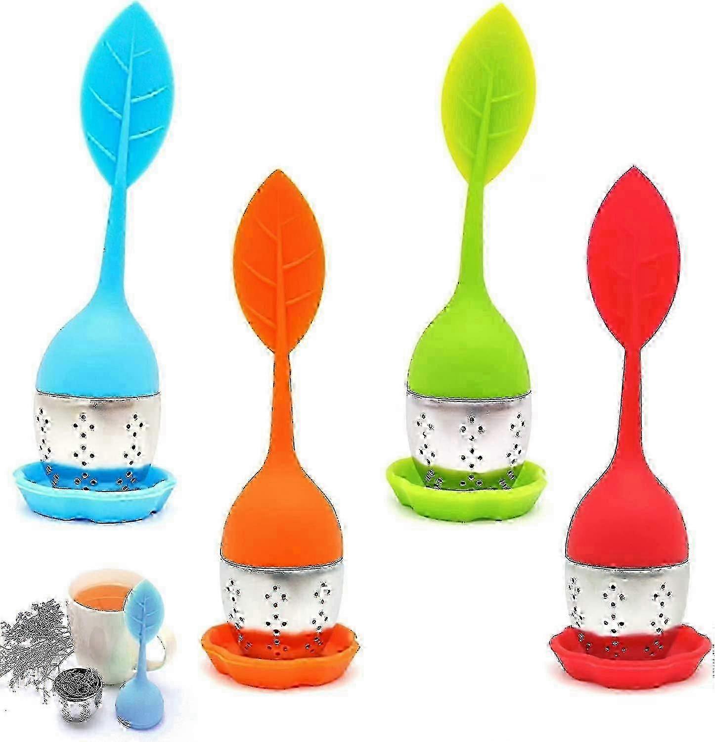 Fine-Mesh Tea Strainer With Silicone Handle