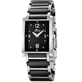 Lotus Keramik Quarz Analog Frau Uhr mit L15585/3 Keramik Armband