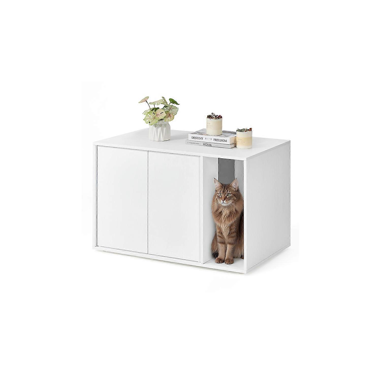Superfast Toolless Assembly-Cat Litter Box Enclosure for