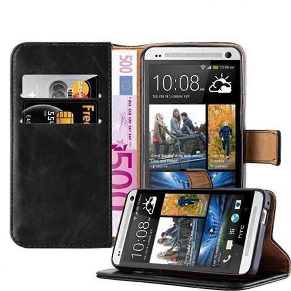 Case compatible with HTC ONE M7 - glossy surface and stand function