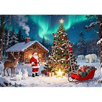 Santas Tree Jigsaw puzzle CRU284