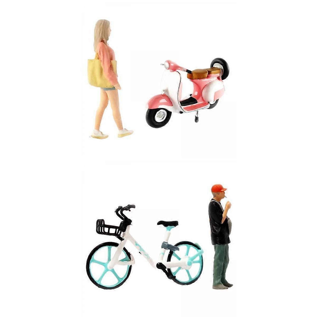 1:64 Scale Figure Driving Riding Character for Street Model