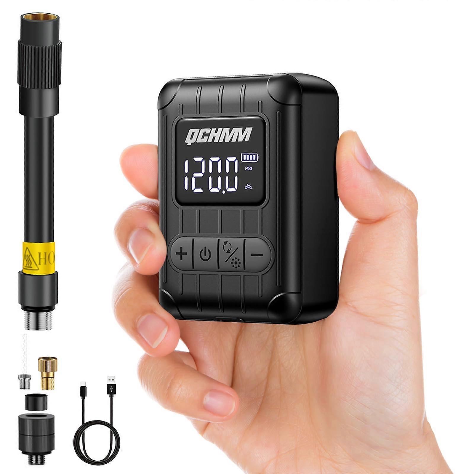 Fietspomp, mini-fietspomp, 120 PSI met manometer