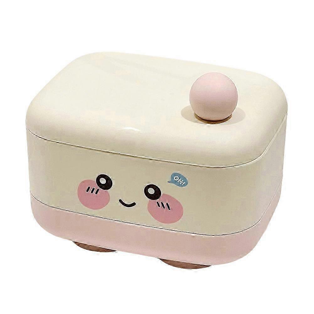 PP Soap Storage Box With Drain Tray