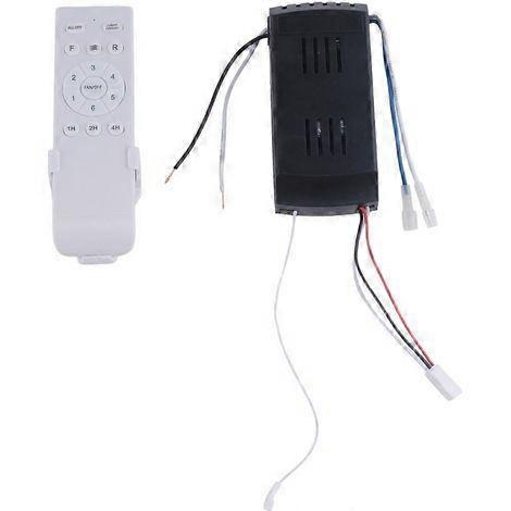 Universal remote control replacement kit for ceiling fans. 6 speeds and timer. Replacement remote control for DC fans.