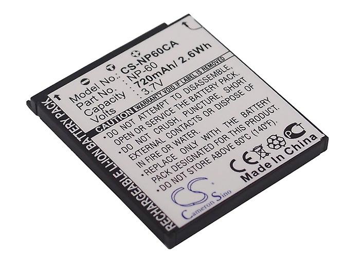 Batteri til Casio Exilim EX-FS10 EX-S10 EX-Z90 EX-Z20 EX-Z80 EX-Z9 NP-60 NP60