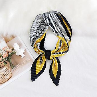 27.55" Square Silk Like Head Scarf - Women's Fashion Silk Feeling Scarf for Hair Wrapping and Sleeping at Night. ST-01