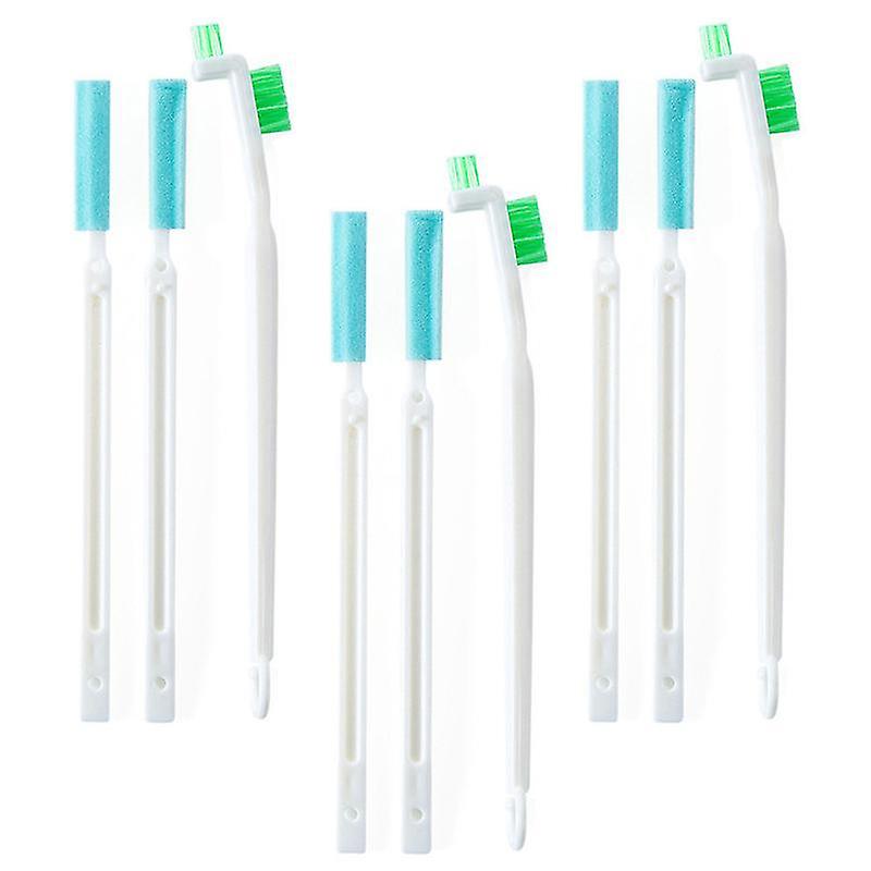 18X2cm Scrub Brushes 9pcs Practical Cleaning Brush Infant Pacifier Cleaner Long Handle Br