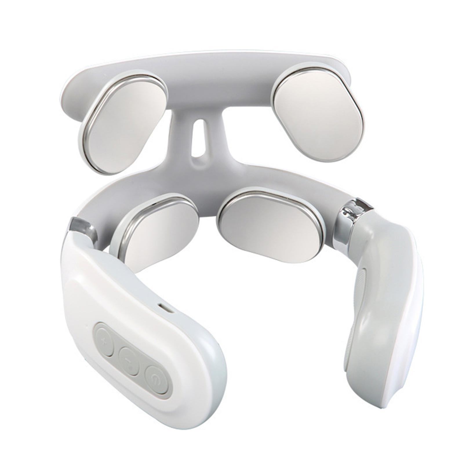 4-head Cervical Spine Massager Strength Adjustment Usb Rechargeable