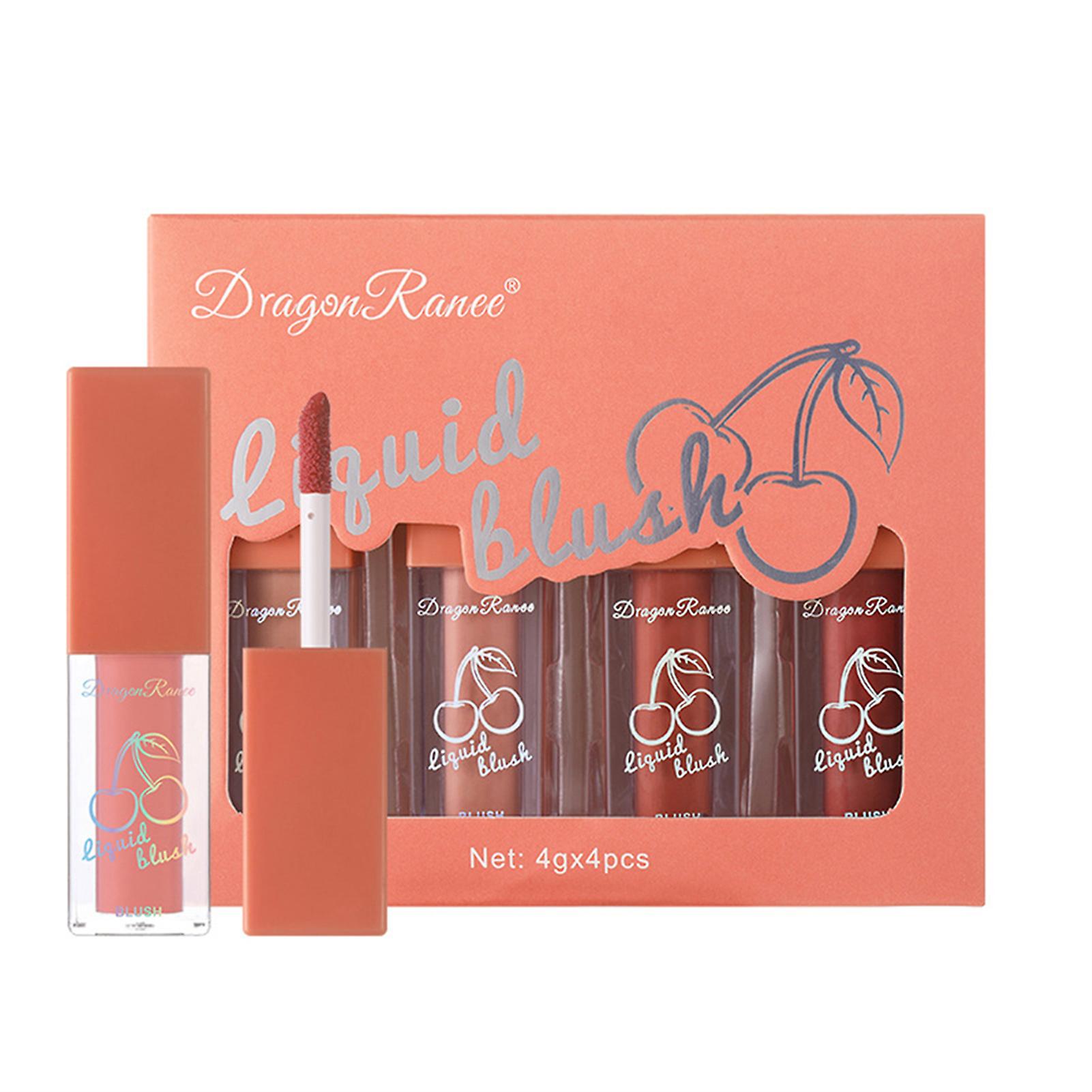 Soft Cream Blush Makeup Liquid Blush Natural Moisturize Highlighter 3 Colors Cheek Tint For Party Cosplay Makeup