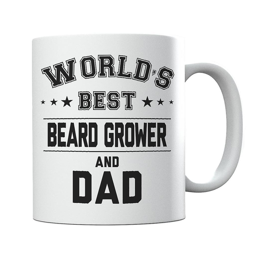 Worlds Best Beard Grower And Dad Mug