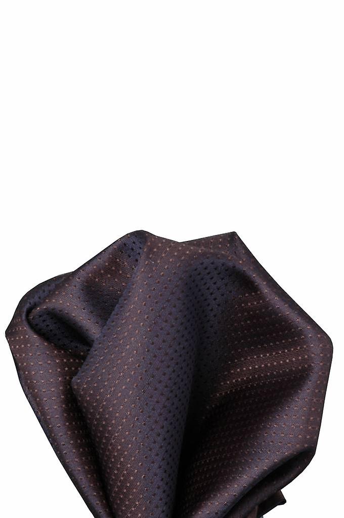 Volare Collection Purple/brown silk pocket square 23