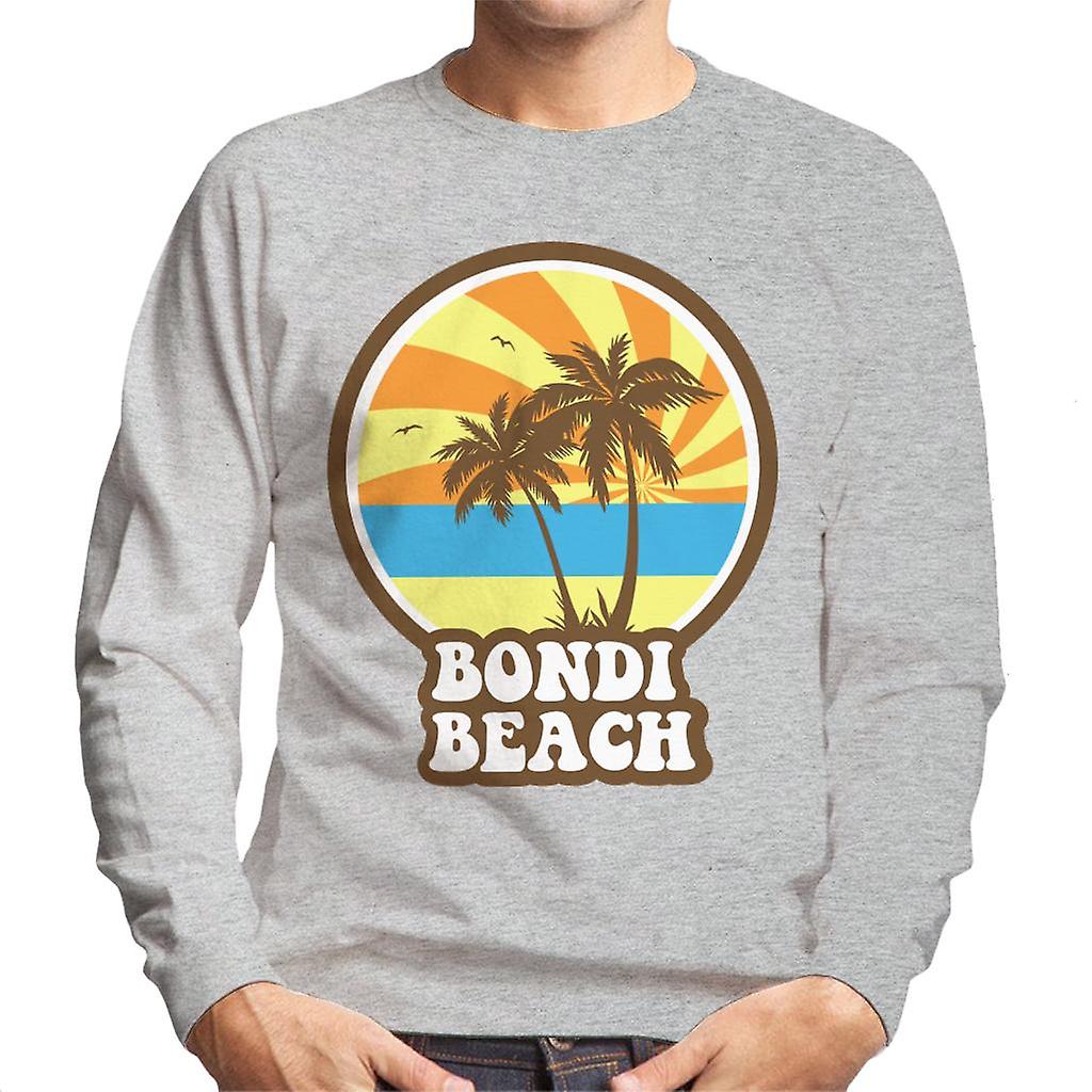 Bondi Beach retro Sunset férfiak ' s pulóver