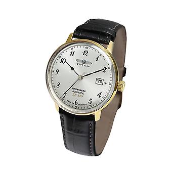 Zeppelin lz129 Hindenburg Men's Automatic Analog Watch with Cowhide Leather Strap 7068-5