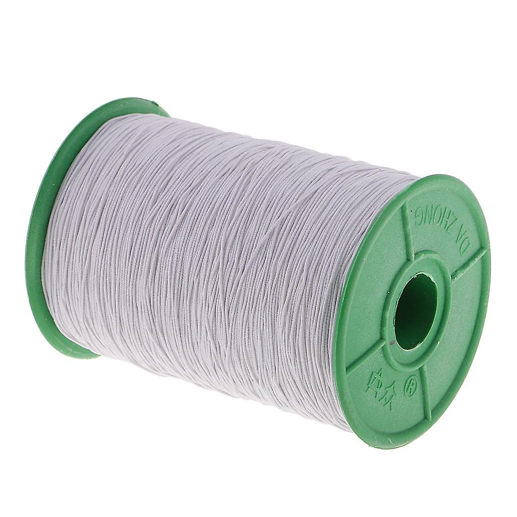 500 Meter Elastic Cord Thread Jewelry Making Beading String 0.5mm White