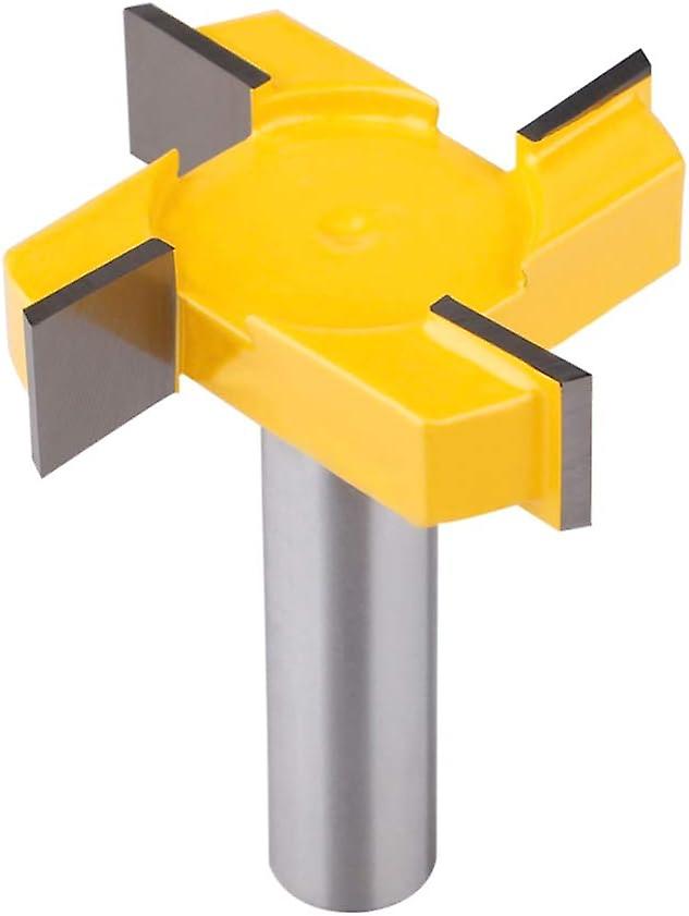 Four-Edge Four-Tooth T-Blade Slotting Knife for Woodworking, 1/4" x 1/2" Size, Compatible with Milling Machines