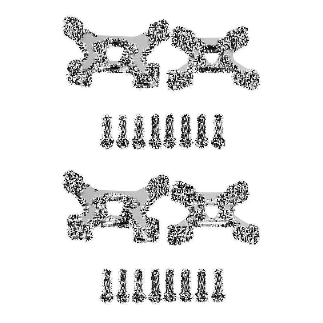 2x 144001 Part Front And Rear Shock Tower Board Set Replacement Accessories Parts For 144001 1/14 4