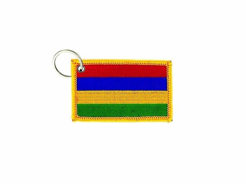 Cle Cles Key Brode Patch Ecusson Badge Flag Ile Maurica Mauritius